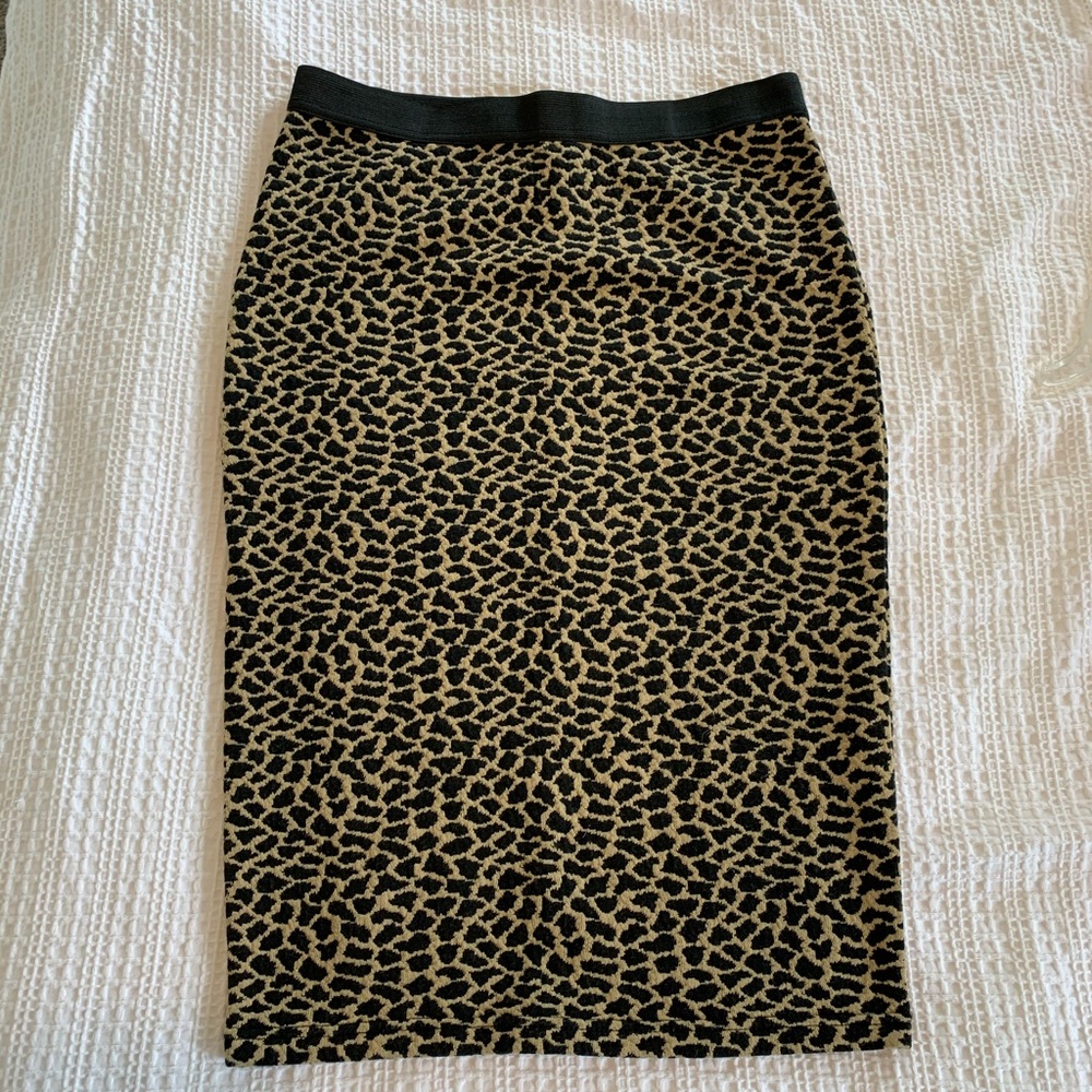South Moon Under Animal Print Pencil Skirt